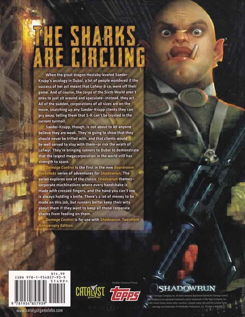 Shadowrun 4th - Damage Control (B Grade) (Genbrug)